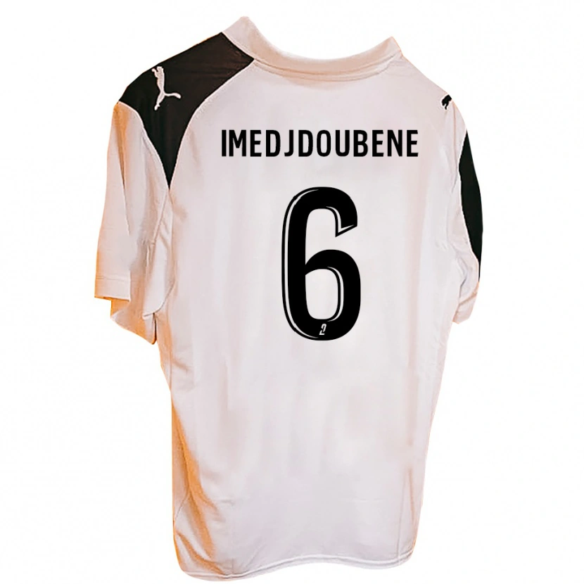 Danxen Dámské Ilyane Imedjdoubene #6 Černá Bílá Domů Hráčské Dresy 2025/26 Dres