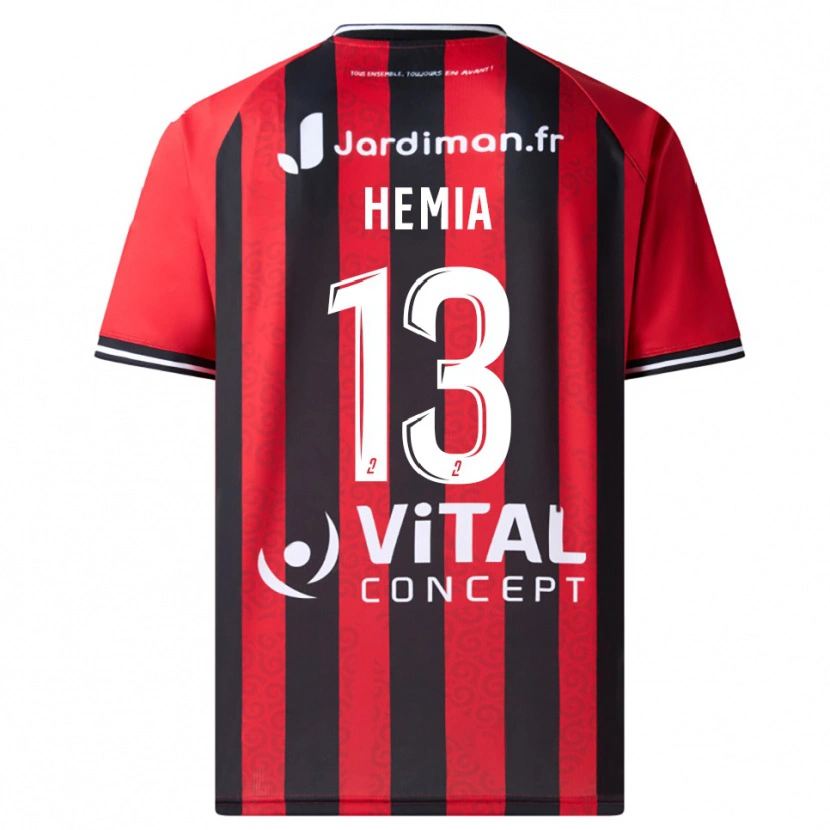 Danxen Dámské Amine Hemia #13 Červená Černá Domů Hráčské Dresy 2025/26 Dres