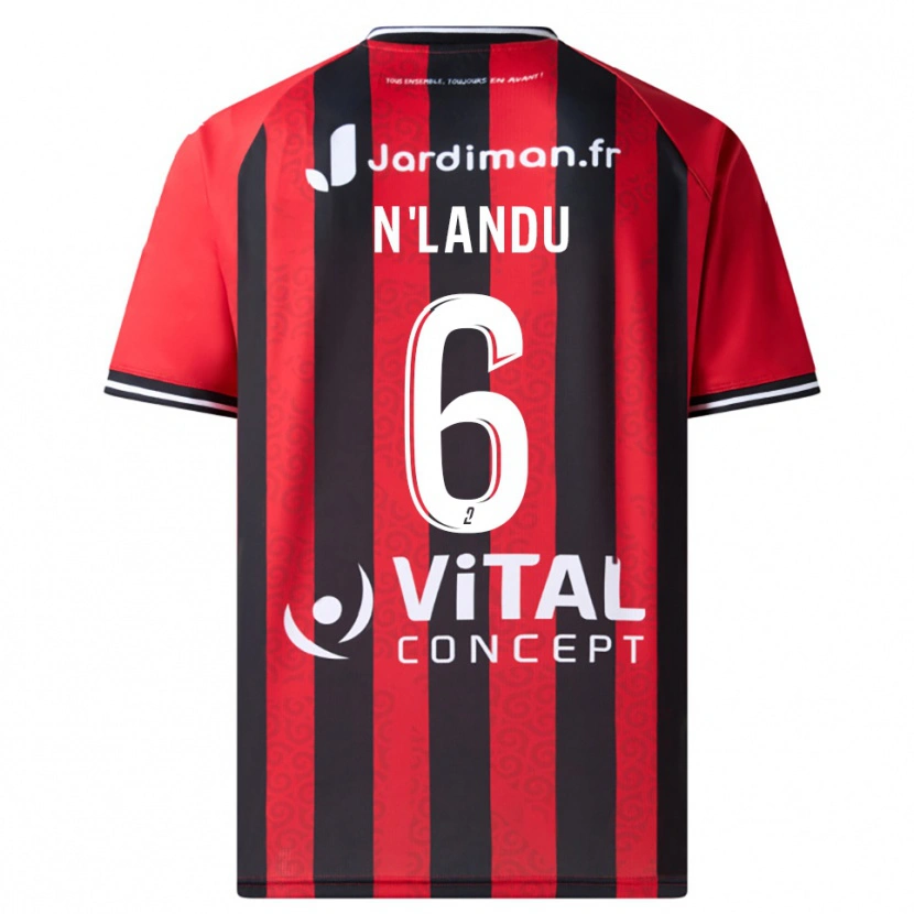Danxen Dámské Darly N'landu #6 Červená Černá Domů Hráčské Dresy 2025/26 Dres