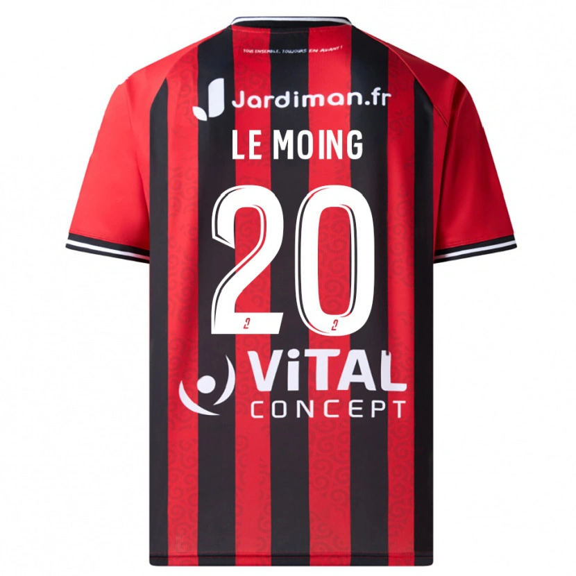 Danxen Dámské Leonie Le Moing #20 Červená Černá Domů Hráčské Dresy 2025/26 Dres