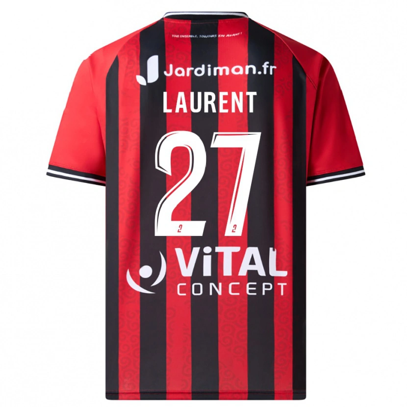 Danxen Dámské Emelyne Laurent #27 Červená Černá Domů Hráčské Dresy 2025/26 Dres