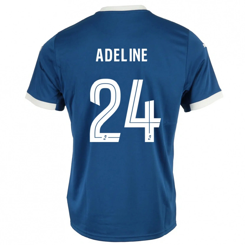Danxen Dámské Martin Adeline #24 Modrá Bílá Domů Hráčské Dresy 2025/26 Dres