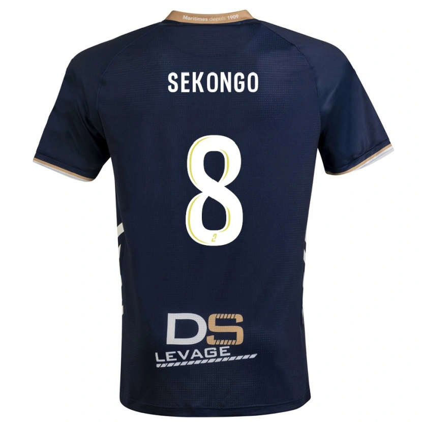 Danxen Dámské Anto Sekongo #8 Tmavě Modrá Zlatá Domů Hráčské Dresy 2025/26 Dres