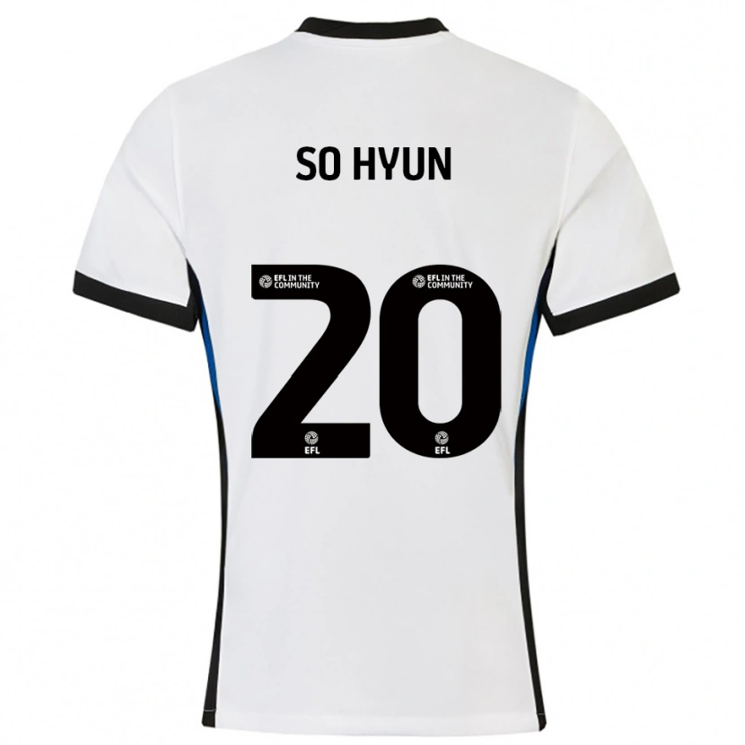 Danxen Dámské Cho So-Hyun #20 Bílá Modrá Daleko Hráčské Dresy 2025/26 Dres