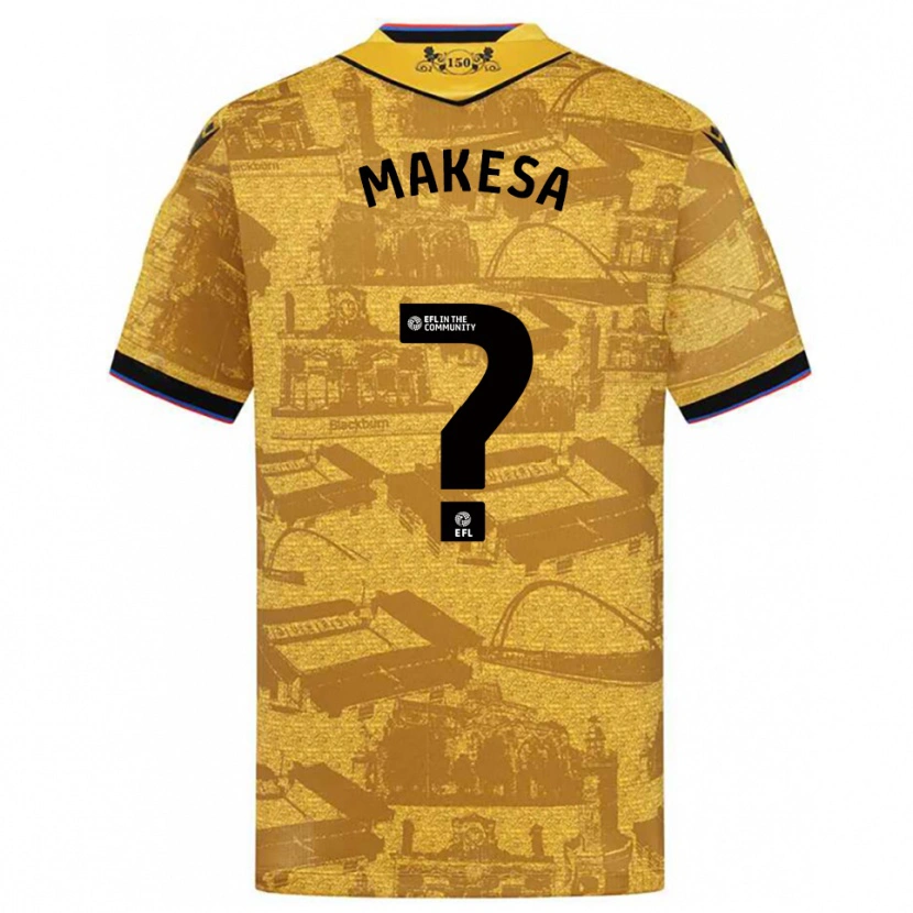 Danxen Dámské Diego Makesa #0 Zlatá Černá Daleko Hráčské Dresy 2025/26 Dres
