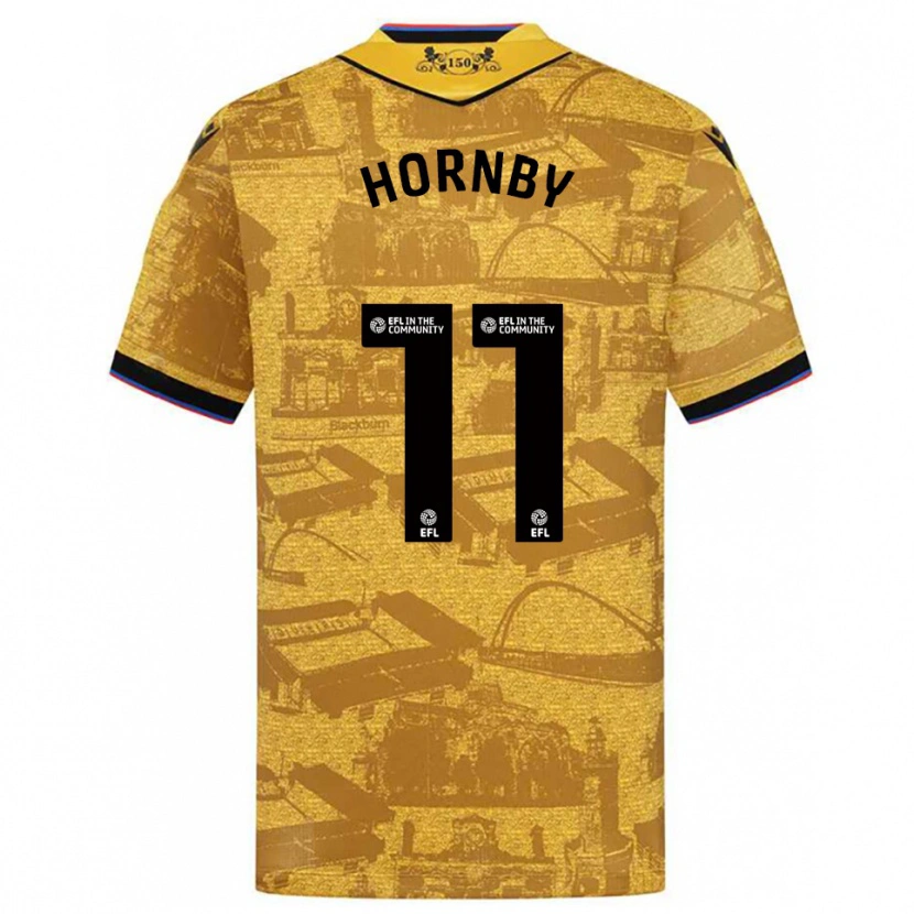 Danxen Dámské Megan Hornby #11 Zlatá Černá Daleko Hráčské Dresy 2025/26 Dres