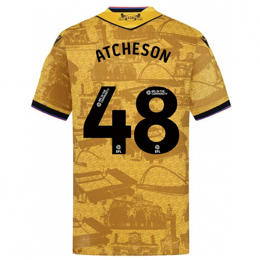 Danxen Dámské Tom Atcheson #48 Zlatá Černá Daleko Hráčské Dresy 2025/26 Dres