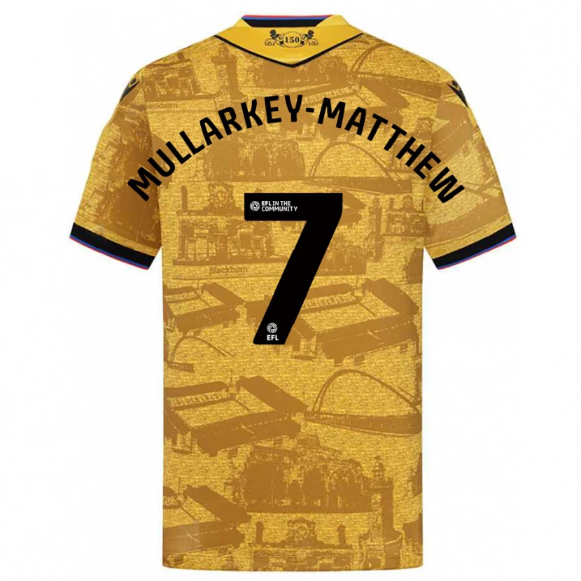 Danxen Dámské Lorenze Mullarkey-Matthews #7 Zlatá Černá Daleko Hráčské Dresy 2025/26 Dres