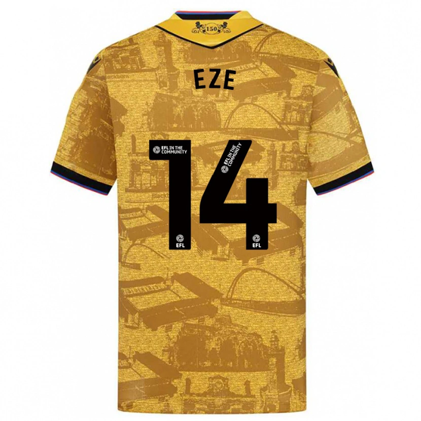 Danxen Dámské Silver Eze #14 Zlatá Černá Daleko Hráčské Dresy 2025/26 Dres