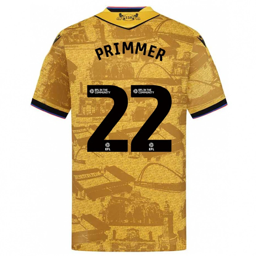 Danxen Dámské Tia-Jade Primmer #22 Zlatá Černá Daleko Hráčské Dresy 2025/26 Dres