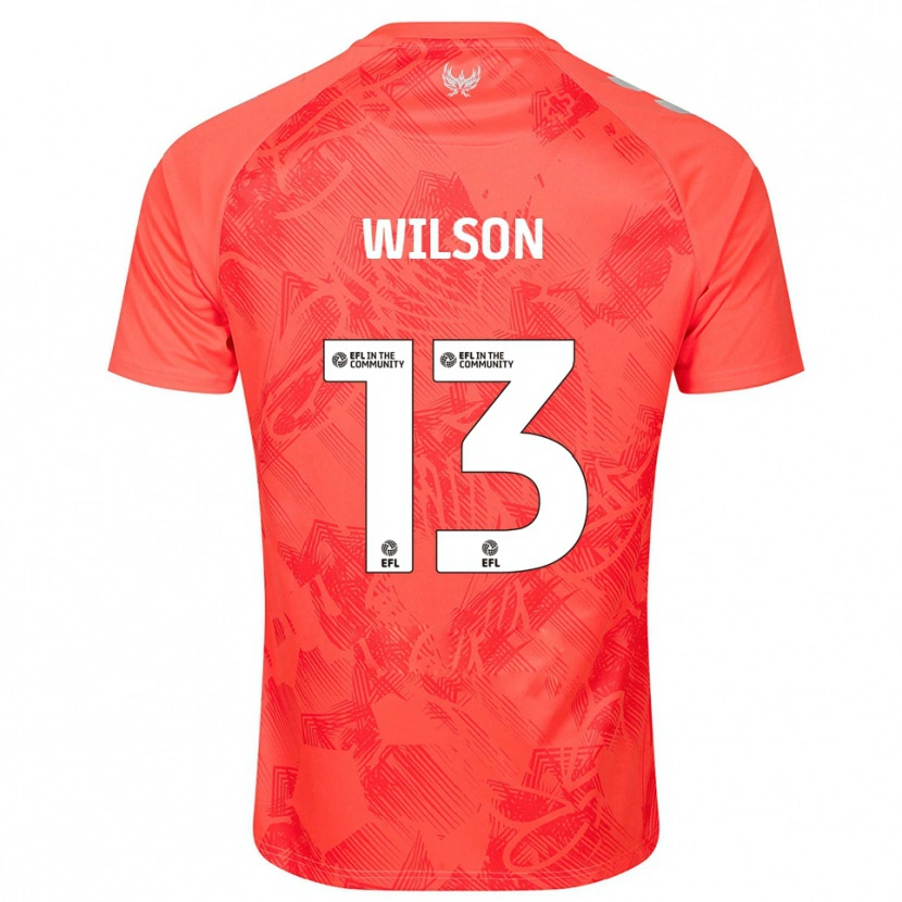 Danxen Dámské Ben Wilson #13 Oranžová Bílá Daleko Hráčské Dresy 2025/26 Dres