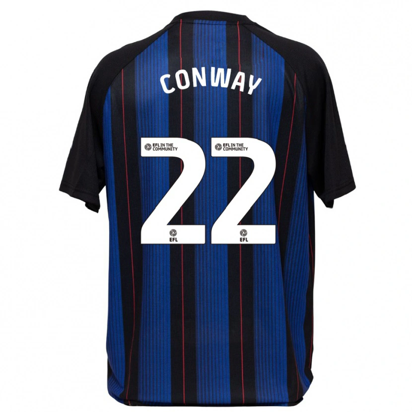 Danxen Dámské Tommy Conway #22 Modrá Černá Daleko Hráčské Dresy 2025/26 Dres