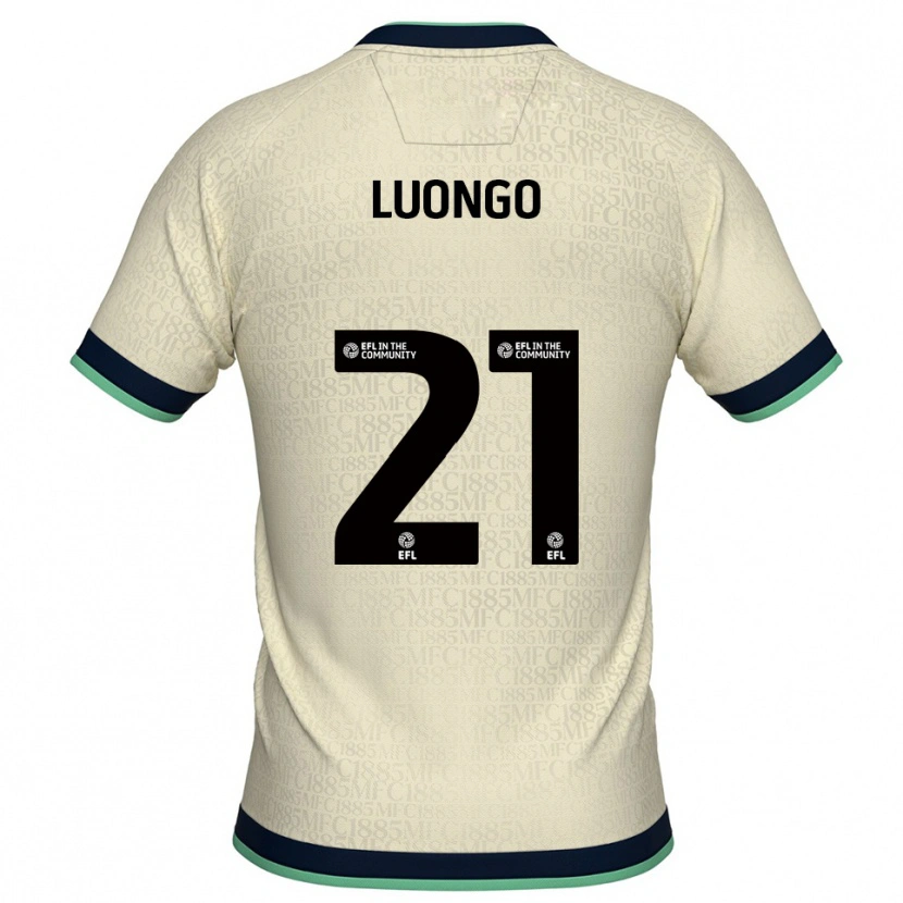 Danxen Dámské Massimo Luongo #21 Šampaňská Tmavě Modrá Daleko Hráčské Dresy 2025/26 Dres
