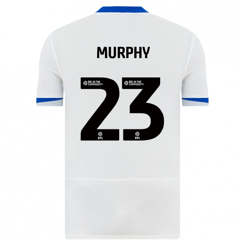 Danxen Dámské Josh Murphy #23 Bílá Černá Daleko Hráčské Dresy 2025/26 Dres