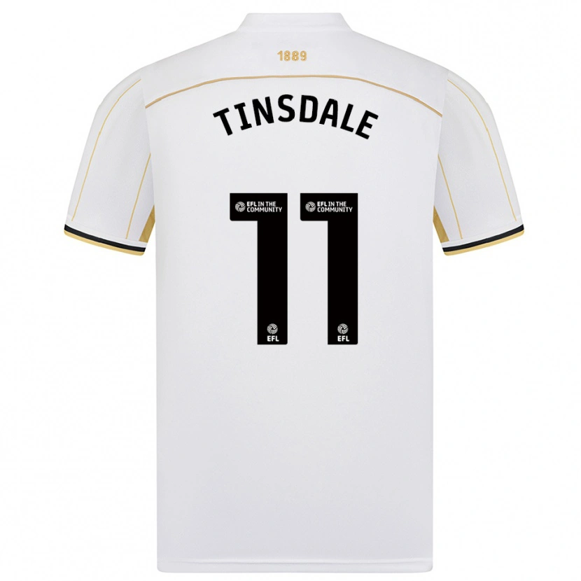 Danxen Dámské Jay Tinsdale #11 Bílá Zlatá Daleko Hráčské Dresy 2025/26 Dres