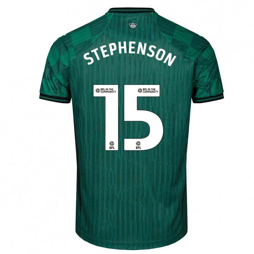 Danxen Dámské Ollie Stephenson #15 Zelená Černá Daleko Hráčské Dresy 2025/26 Dres