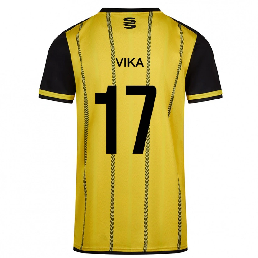 Danxen Dámské Destin Vika #17 Žlutá Černá Daleko Hráčské Dresy 2025/26 Dres