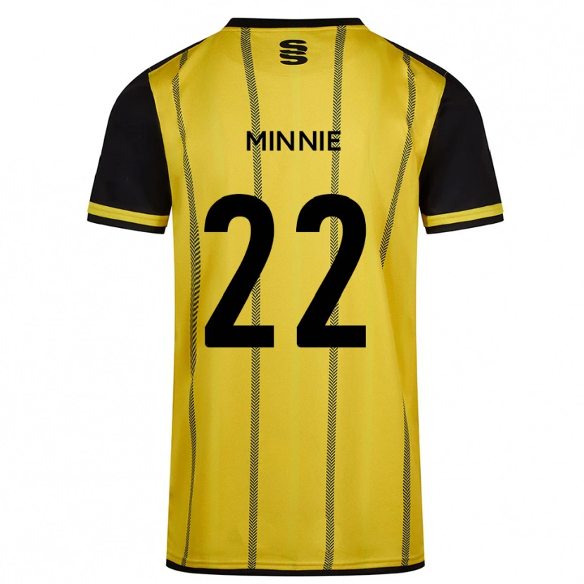 Danxen Dámské Minnie Rogers #22 Žlutá Černá Daleko Hráčské Dresy 2025/26 Dres