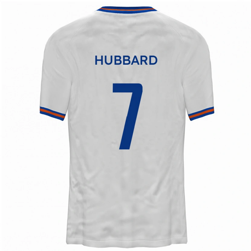 Danxen Dámské Fletcher Hubbard #7 Bílá Modrá Daleko Hráčské Dresy 2025/26 Dres