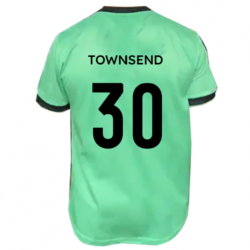 Danxen Dámské Nick Townsend #30 Tyrkysová Černá Daleko Hráčské Dresy 2025/26 Dres