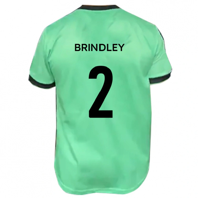 Danxen Dámské Richard Brindley #2 Tyrkysová Černá Daleko Hráčské Dresy 2025/26 Dres