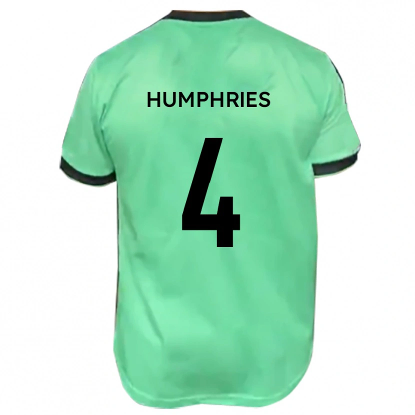 Danxen Dámské Lloyd Humphries #4 Tyrkysová Černá Daleko Hráčské Dresy 2025/26 Dres