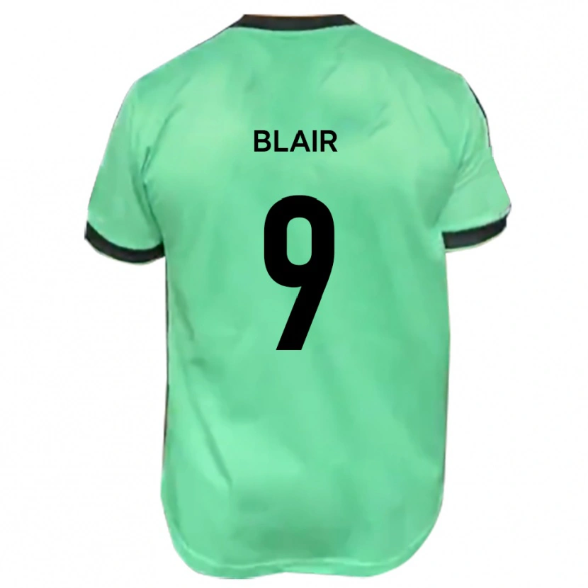 Danxen Dámské Aaron Blair #9 Tyrkysová Černá Daleko Hráčské Dresy 2025/26 Dres