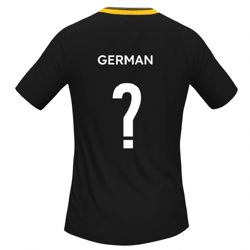 Danxen Dámské Millie German #0 Černá Žlutá Daleko Hráčské Dresy 2025/26 Dres