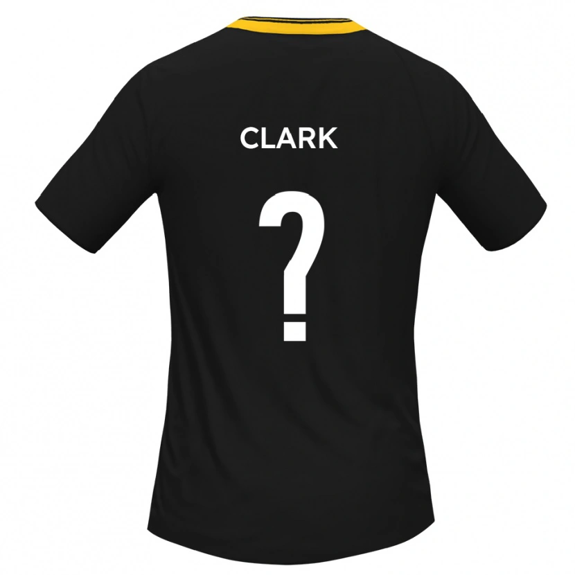 Danxen Dámské Eden Clark #0 Černá Žlutá Daleko Hráčské Dresy 2025/26 Dres