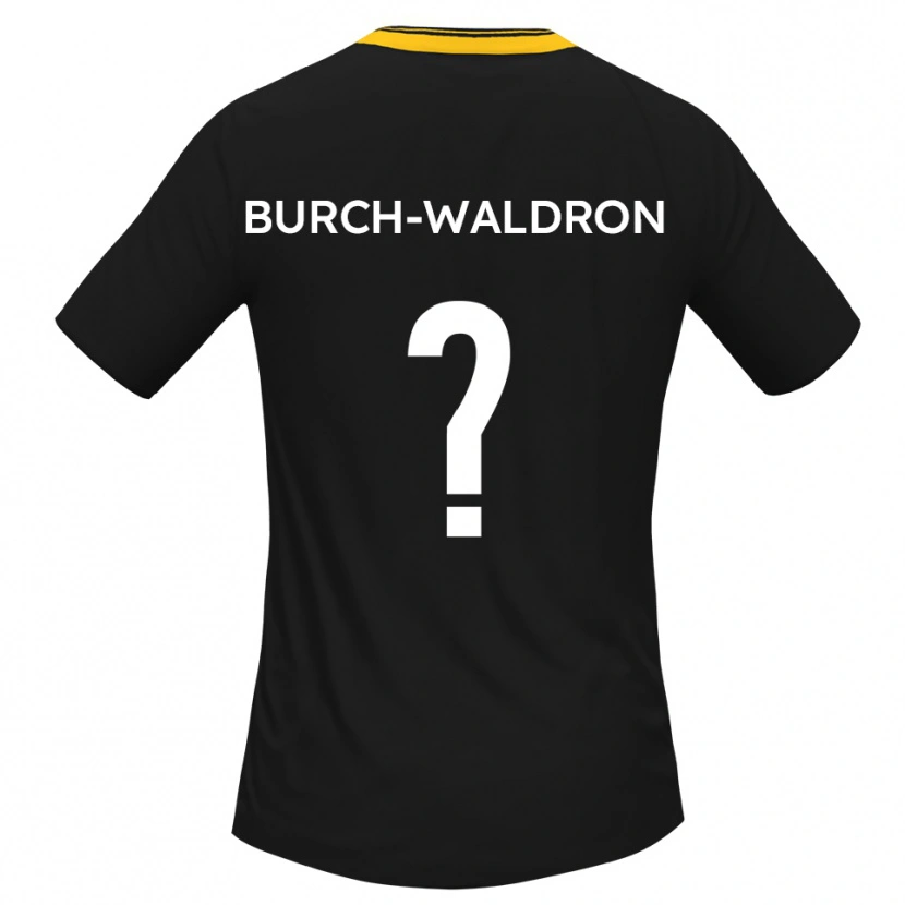 Danxen Dámské K'shaela Burch-Waldron #0 Černá Žlutá Daleko Hráčské Dresy 2025/26 Dres