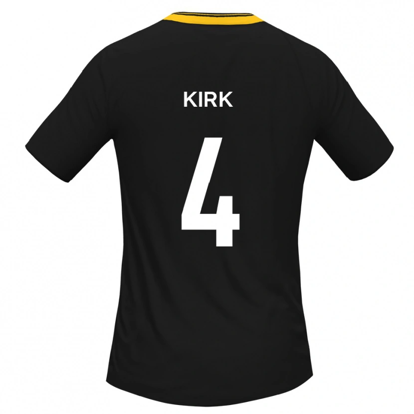 Danxen Dámské Alex Kirk #4 Černá Žlutá Daleko Hráčské Dresy 2025/26 Dres