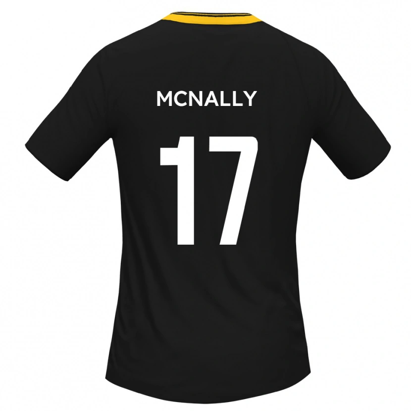 Danxen Dámské Jordan Mcnally #17 Černá Žlutá Daleko Hráčské Dresy 2025/26 Dres