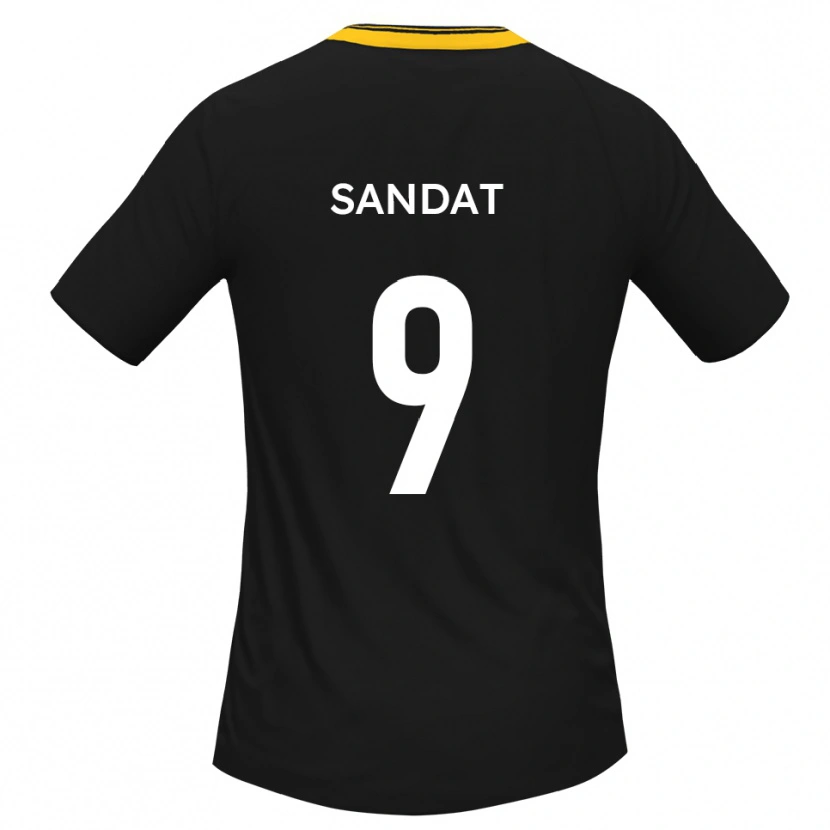 Danxen Dámské Henry Sandat #9 Černá Žlutá Daleko Hráčské Dresy 2025/26 Dres