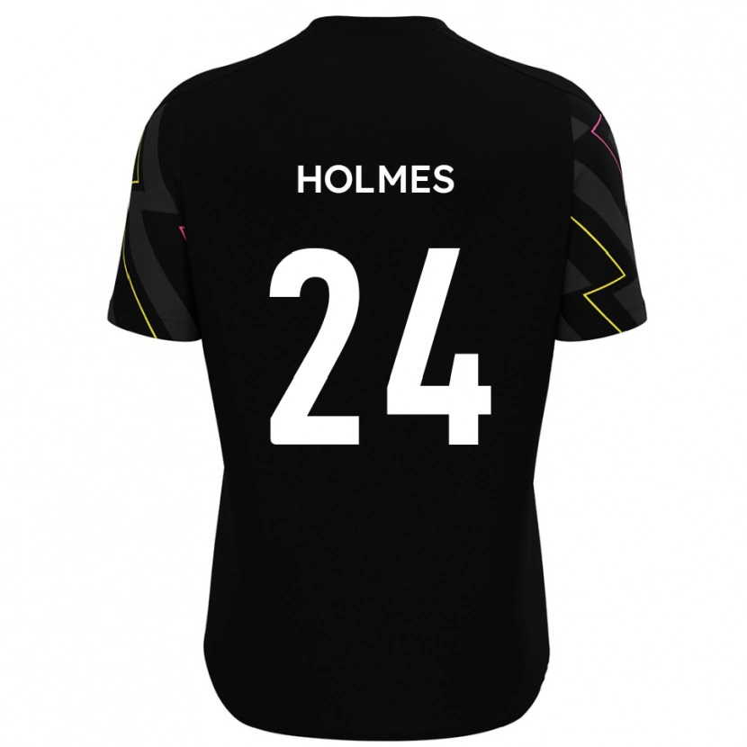 Danxen Dámské Fin Holmes #24 Černá Šedá Daleko Hráčské Dresy 2025/26 Dres