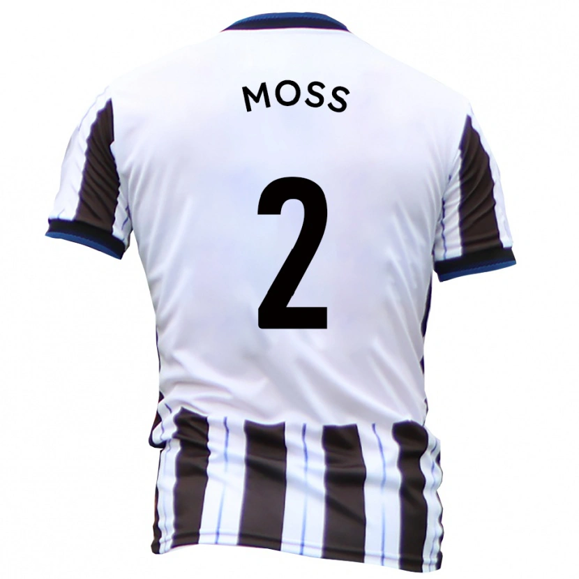 Danxen Dámské Dan Moss #2 Bílá Černá Daleko Hráčské Dresy 2025/26 Dres