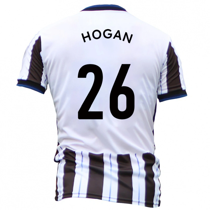 Danxen Dámské Liam Hogan #26 Bílá Černá Daleko Hráčské Dresy 2025/26 Dres