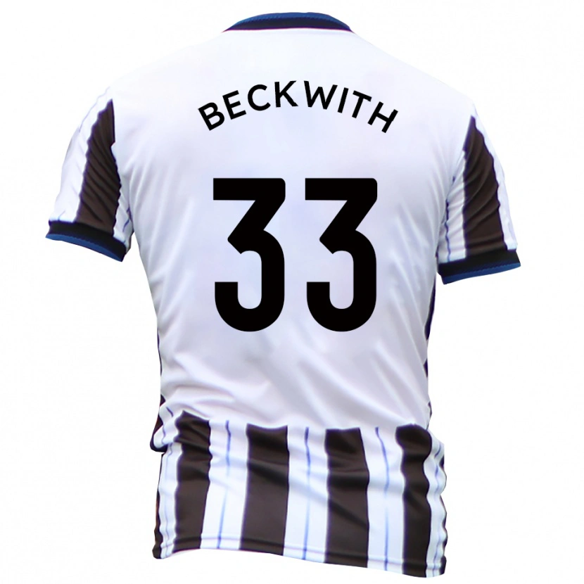 Danxen Dámské Sam Beckwith #33 Bílá Černá Daleko Hráčské Dresy 2025/26 Dres