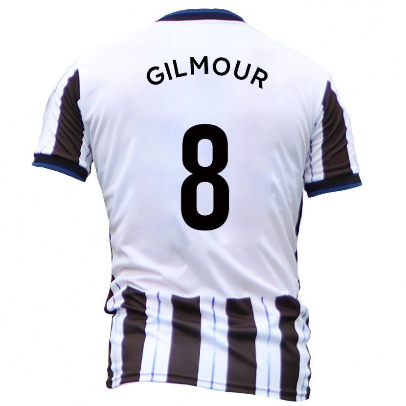 Danxen Dámské Harvey Gilmour #8 Bílá Černá Daleko Hráčské Dresy 2025/26 Dres