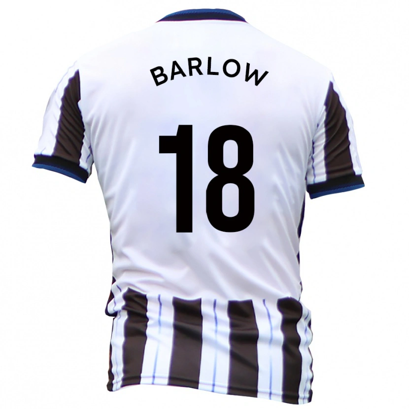 Danxen Dámské Aidan Barlow #18 Bílá Černá Daleko Hráčské Dresy 2025/26 Dres