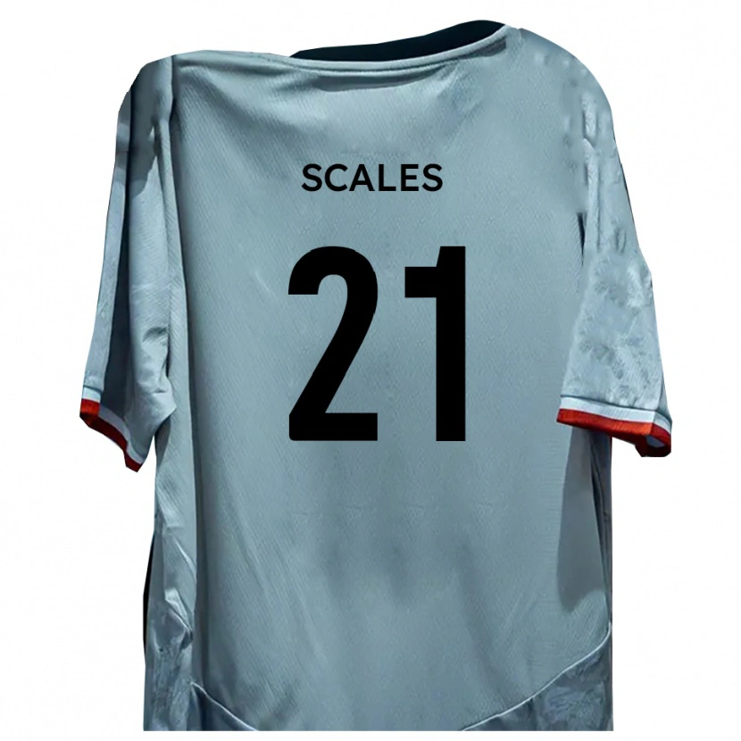 Danxen Dámské Alfie Scales #21 Bílá Černá Daleko Hráčské Dresy 2025/26 Dres