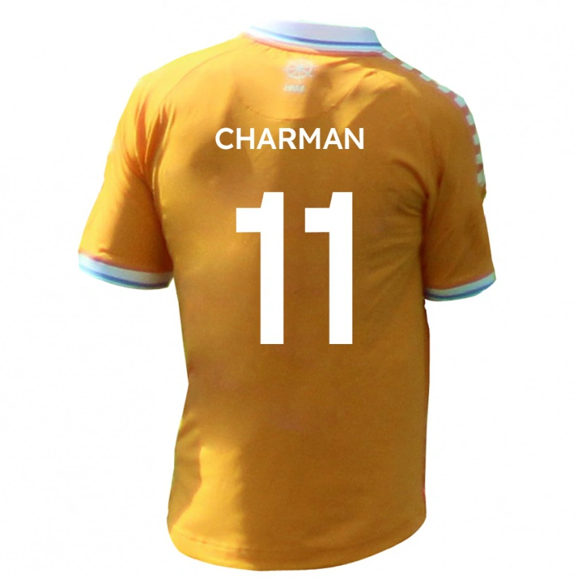 Danxen Dámské Luke Charman #11 Žlutá Modrá Daleko Hráčské Dresy 2025/26 Dres