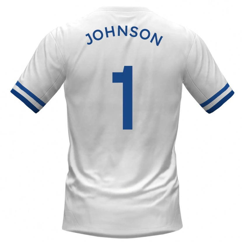 Danxen Dámské Sam Johnson #1 Bílá Modrá Daleko Hráčské Dresy 2025/26 Dres