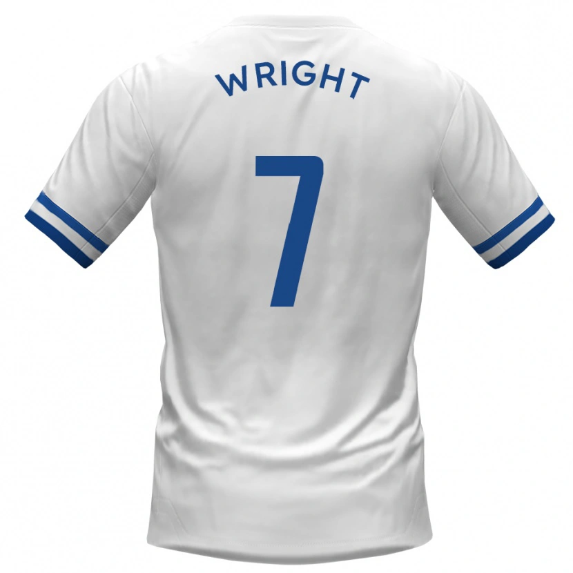Danxen Dámské Max Wright #7 Bílá Modrá Daleko Hráčské Dresy 2025/26 Dres