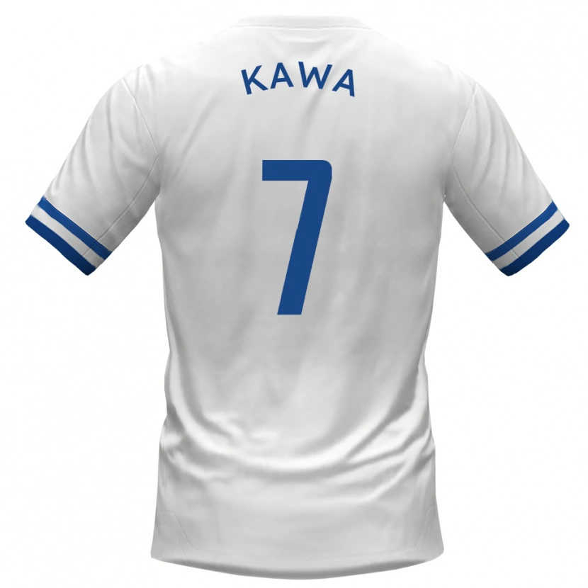 Danxen Dámské David Kawa #7 Bílá Modrá Daleko Hráčské Dresy 2025/26 Dres
