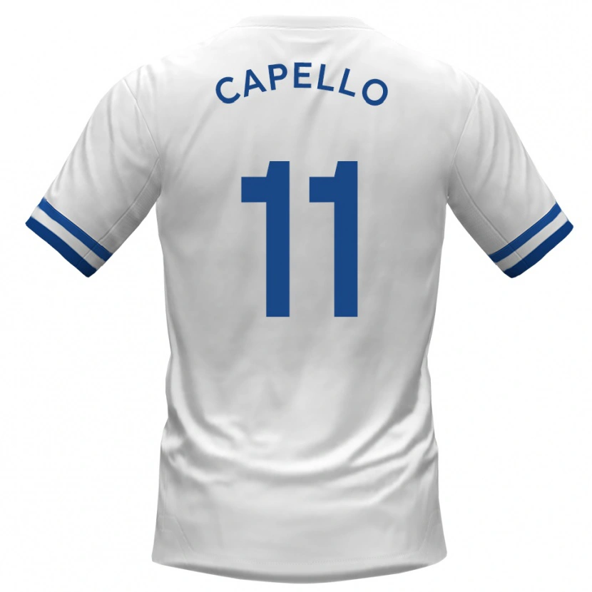 Danxen Dámské Angelo Capello #11 Bílá Modrá Daleko Hráčské Dresy 2025/26 Dres