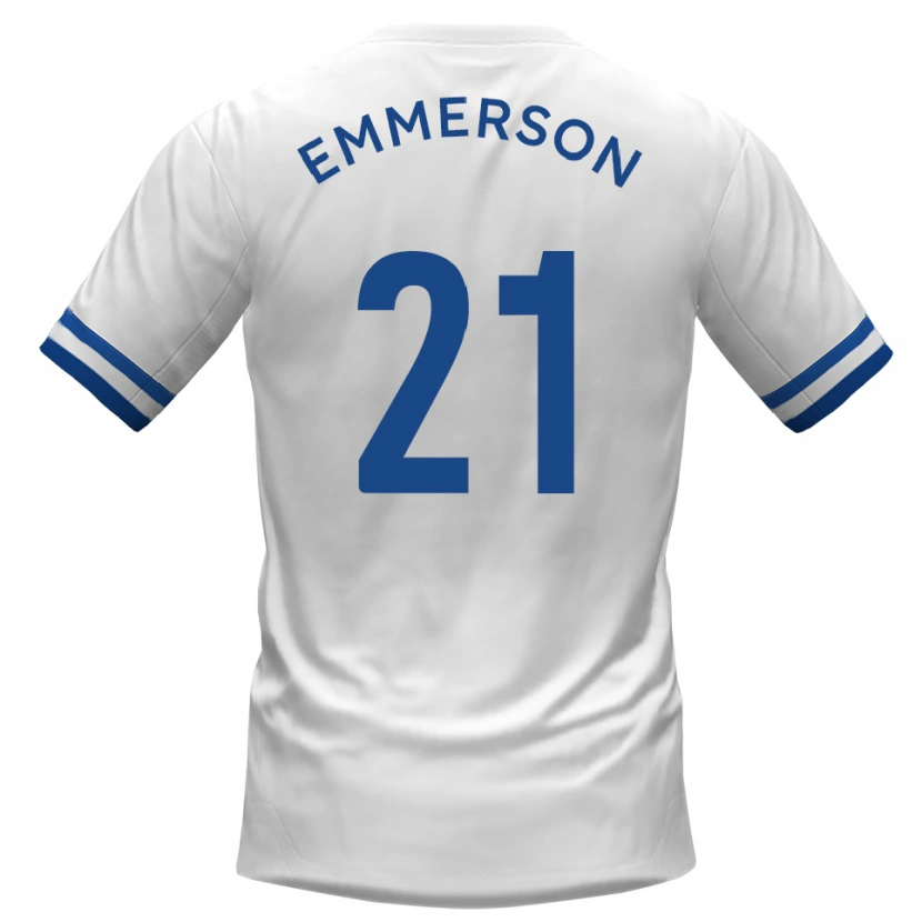 Danxen Dámské Zak Emmerson #21 Bílá Modrá Daleko Hráčské Dresy 2025/26 Dres