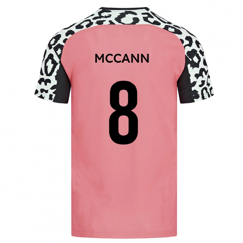 Danxen Dámské Charlie Mccann #8 Růžová Černá Daleko Hráčské Dresy 2025/26 Dres