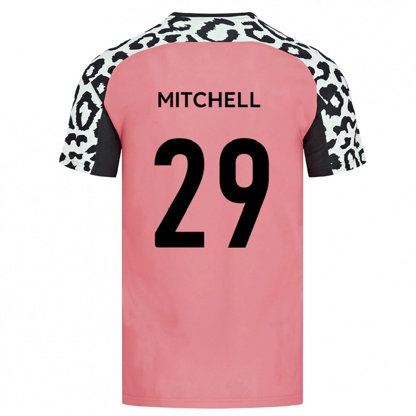 Danxen Dámské Kairo Mitchell #29 Růžová Černá Daleko Hráčské Dresy 2025/26 Dres