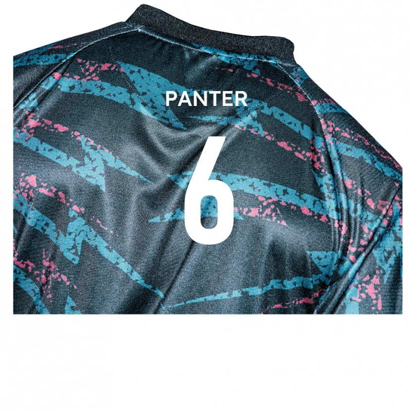 Danxen Dámské Corey Panter #6 Černá Tmavě Modrá Daleko Hráčské Dresy 2025/26 Dres