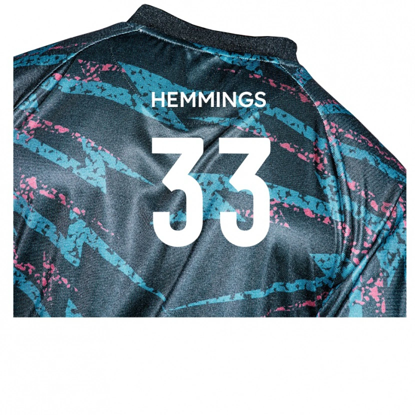 Danxen Dámské Ashley Hemmings #33 Černá Tmavě Modrá Daleko Hráčské Dresy 2025/26 Dres